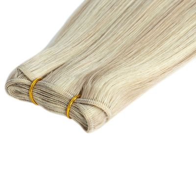 Vietnamese bruine maagdelijke haarextensies Geen verwerping 50.00cm * 8.00cm * 3.00cm Luxe weft