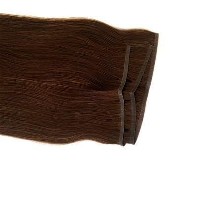 Muti Color Remy Hair Extensions 100% Peruaans Vlak Geweven Mensenhaar met Huid PU Geweven