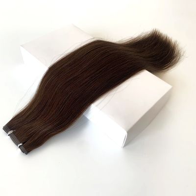 Muti Color Remy Hair Extensions 100% Peruaans Vlak Geweven Mensenhaar met Huid PU Geweven
