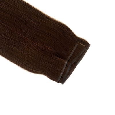 Muti Color Remy Hair Extensions 100% Peruaans Vlak Geweven Mensenhaar met Huid PU Geweven