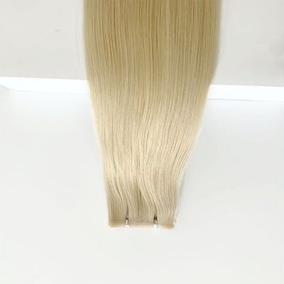 12A Rechte vlakke weefsel Remy haarverlengingen naadloze kuticula Aligned PU huid weefsel ideaal