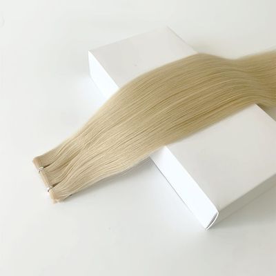 12A Rechte vlakke weefsel Remy haarverlengingen naadloze kuticula Aligned PU huid weefsel ideaal