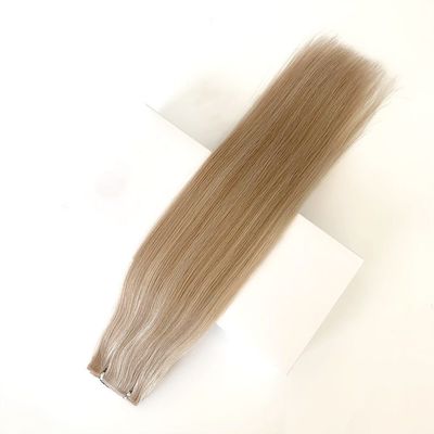 12A Rechte vlakke weefsel Remy haarverlengingen naadloze kuticula Aligned PU huid weefsel ideaal
