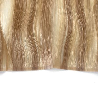 Ruwe haarverlengingen 100% menselijk haar Dubbel getrokken PU huidweefsel Onzichtbaar PU haarweefsel