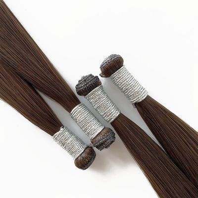 Straight Style Raw Indian Human Hair Extension US Genius Dubbel getrokken Eén Donor Haar