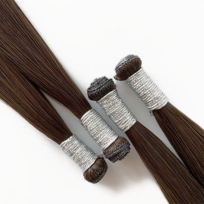 Straight Style Raw Indian Human Hair Extension US Genius Dubbel getrokken Eén Donor Haar