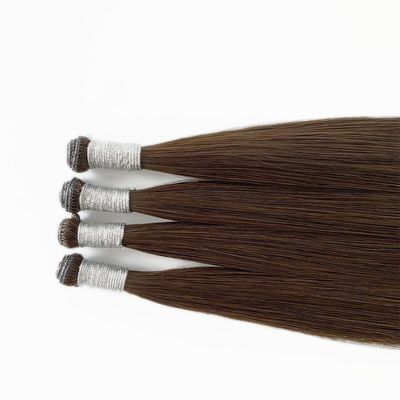 Straight Style Raw Indian Human Hair Extension US Genius Dubbel getrokken Eén Donor Haar