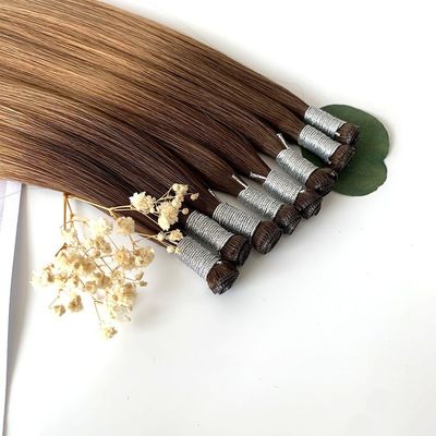 Straight Style Raw Indian Human Hair Extension US Genius Dubbel getrokken Eén Donor Haar