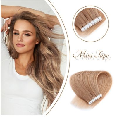 Haarlengte 20 inch 100% Mens Europese Mini Flower Tape Haarverlengingen