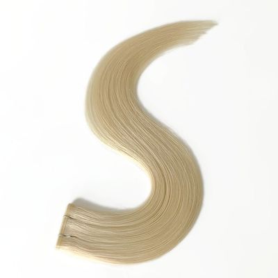 Flatweft-231010 Mensenhaar bundels Virgin Flat Weft Extensions voor uw behoefte