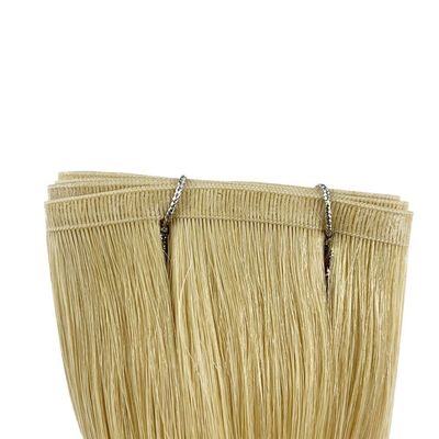 Handgebonden weefsels onzichtbare vlakke weefsels weefsel menselijke haarverlengingen leveranciers met verzending