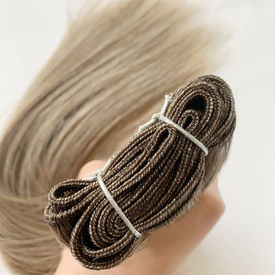 24 inch aanpassing dun zacht licht naadloos weft remy 12a graad weft haar extensies