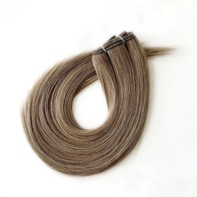 24 inch aanpassing dun zacht licht naadloos weft remy 12a graad weft haar extensies