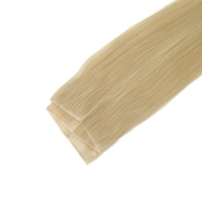 Aanvankelijke betaling Extra lang Micro dun naadloos PU huidweefsel onzichtbaar weefsel menselijk haar