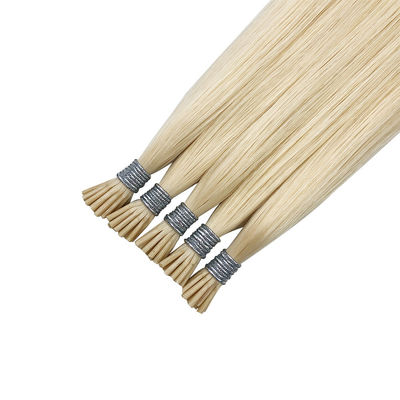 Straight Style Double Drawn I Tip Human Remy Hair Extensions met Keratine Pre Bonded