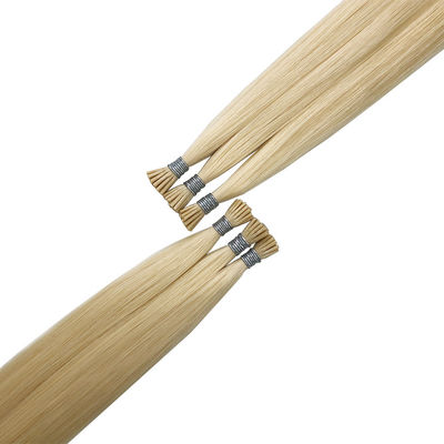 Straight Style Double Drawn I Tip Human Remy Hair Extensions met Keratine Pre Bonded