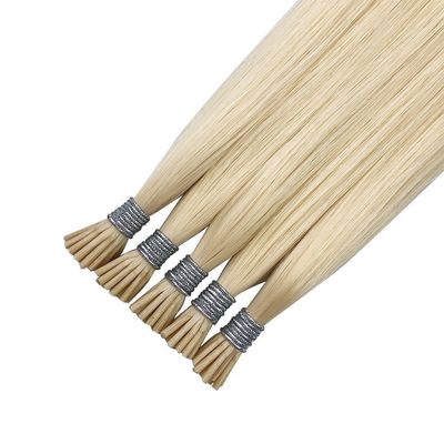 Straight Style Double Drawn I Tip Human Remy Hair Extensions met Keratine Pre Bonded