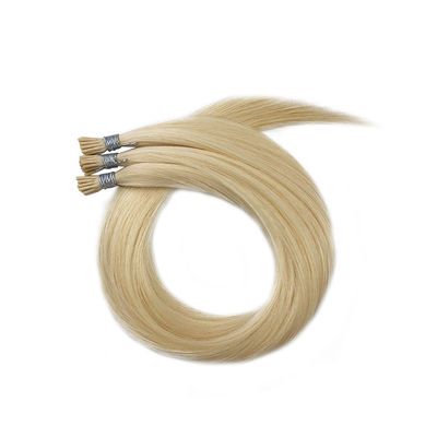 Straight Style Double Drawn I Tip Human Remy Hair Extensions met Keratine Pre Bonded