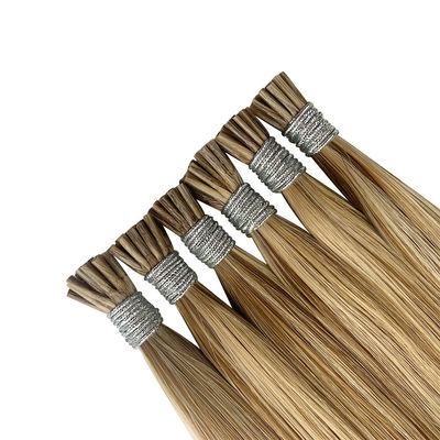 12-28 inch Italiaanse Perlen Tip Dubbel Getrokken I Tip Remy Keratine Mensenhaar Extensies