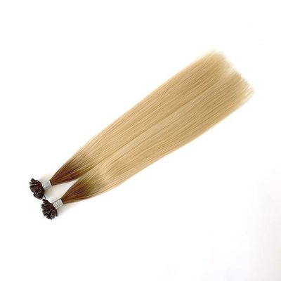 50cm * 8cm * 3cm Dubbel getrokken voorgebonden platte punt menselijke haarverlengingen met pakket