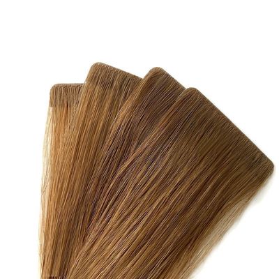 Zwart Bruin Muti-Kleur Rauwe Rechte Russische Dubbelgetrokken Maagd Tape in Haar Extensies