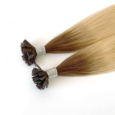 Flat-Tip Russische haarverlengingen Dubbel getrokken Remy Haar U-Tip Pre-Bonded Keratine