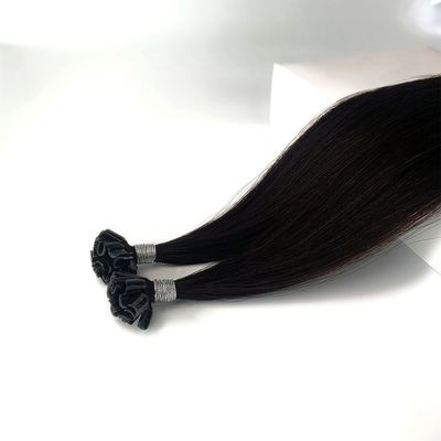 12-28 inch rechte U-spits Mensenhaarverlengingen Dubbel getrokken met intacte nagelhuid