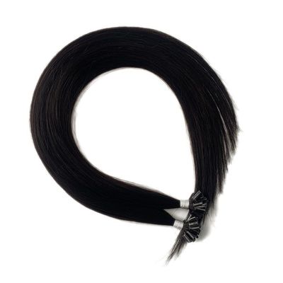 12-28 inch rechte U-spits Mensenhaarverlengingen Dubbel getrokken met intacte nagelhuid