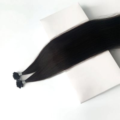 12-28 inch rechte U-spits Mensenhaarverlengingen Dubbel getrokken met intacte nagelhuid