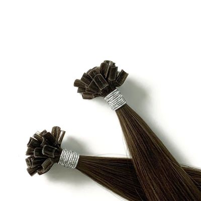 Muti-Color 100% maagdelijk menselijk haar Dubbel getrokken Raw U Tip Hair Extensions Flat-tip Tips