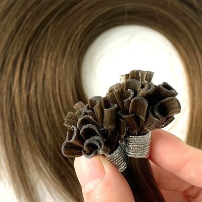 Natuurlijke U-tip haarverlengingen Remy Virgin Fusion Haarverlenging Dubbel getrokken voor haar