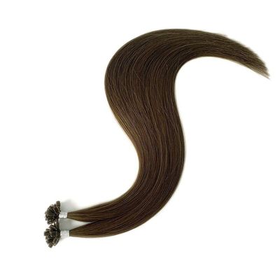 Natuurlijke U-tip haarverlengingen Remy Virgin Fusion Haarverlenging Dubbel getrokken voor haar