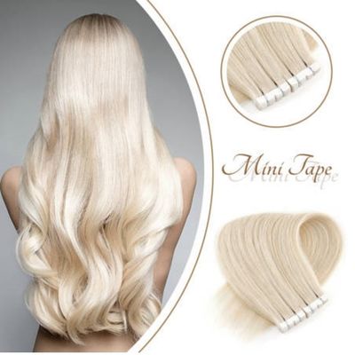 Geen verlies. Geen probleem met echte menselijke haarverlengingen en naadloze micro mini tape.