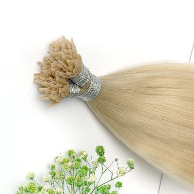 Verfbare Russische blonde kleur Y-punt Mensenhaarverlengingen voor promotie Aanpassing
