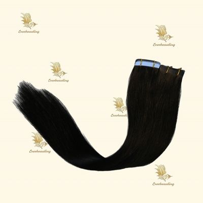 Mensenhaar dubbel getrokken Vietnam Remy Cuticle Aligned Raw Invisible Tape in Hair Extensions