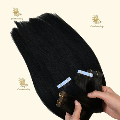 Mensenhaar dubbel getrokken Vietnam Remy Cuticle Aligned Raw Invisible Tape in Hair Extensions