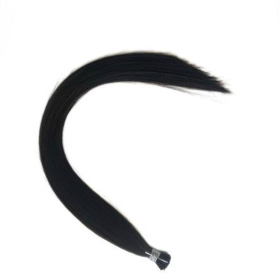 Vraag terugbetaling binnen 30 dagen 1 g/streng Raw Virgin Remy 1b I-Tip haarverlengingen