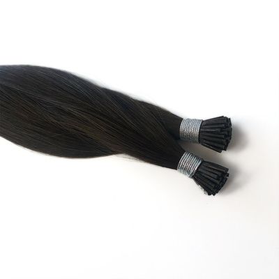 Vraag terugbetaling binnen 30 dagen 1 g/streng Raw Virgin Remy 1b I-Tip haarverlengingen