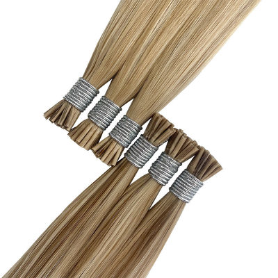 Italiaanse keratine lijm bond I tip haar extensies 100% menselijk haar dubbel getrokken remy haar