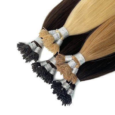 10-30inches Y tip T tip Russische menselijke haarverlenging dubbele getrokken verhouding Aramex verzending