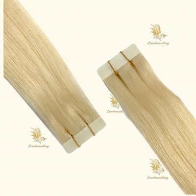 12A Grade Blonde Kleurband Haarextensies Geen verwarring en betaalbaar voor verwarringloos haar