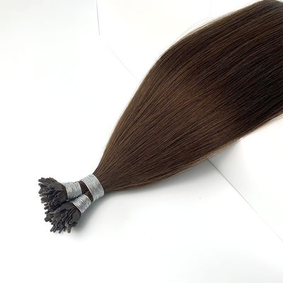 Verzending Aramex 100% Remy Onverwerkte menselijk haar Fan Y Tip Haarverlengingen Straight Style