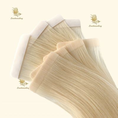Blonde kleur rauwe haarband in haarverlengingen Vergieten Geen aanpassing Aanpassing