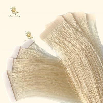 Blonde kleur rauwe haarband in haarverlengingen Vergieten Geen aanpassing Aanpassing