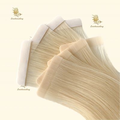Blonde kleur rauwe haarband in haarverlengingen Vergieten Geen aanpassing Aanpassing