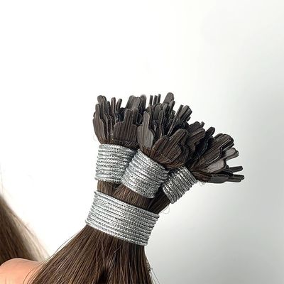 Y Tip Jet Zwart Natuurlijke kleur Vietnamees haar Keratine Extensies 12-28 inch Lengte