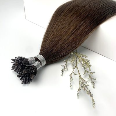 Y Tip Jet Zwart Natuurlijke kleur Vietnamees haar Keratine Extensies 12-28 inch Lengte
