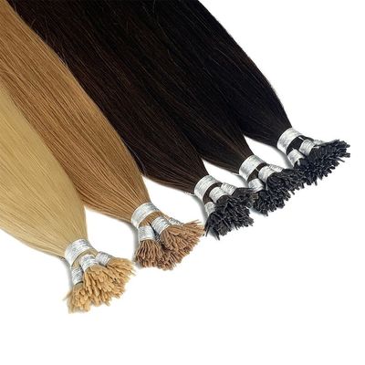 Cuticule Aligned Remy Full Cuticle Flat and Stick Fan Tip Hair voor verschillende haartypes