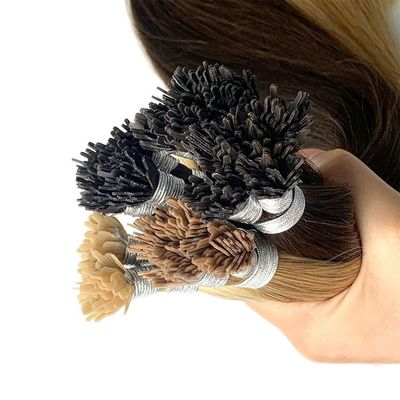 Cuticule Aligned Remy Full Cuticle Flat and Stick Fan Tip Hair voor verschillende haartypes