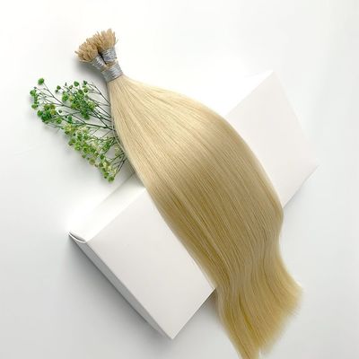 Cuticule Aligned Remy Full Cuticle Flat and Stick Fan Tip Hair voor verschillende haartypes